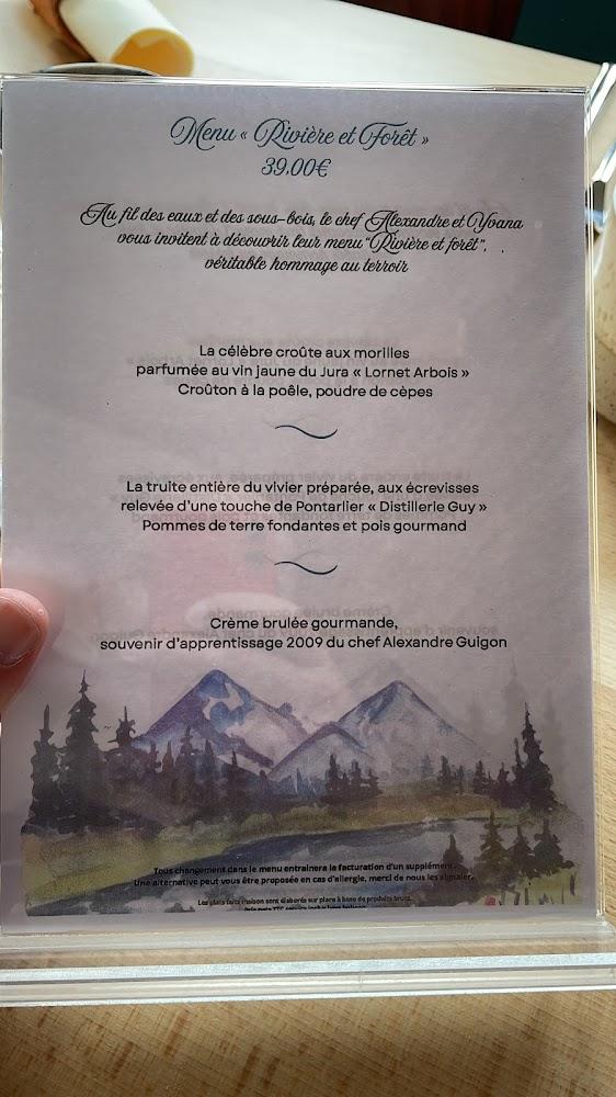 Restaurant Saint Hippolyte - Menu Image 1